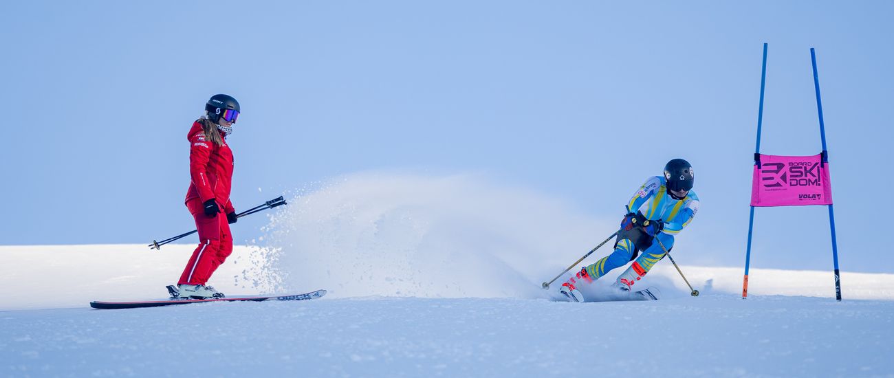 Compétition de ski aux Menuires